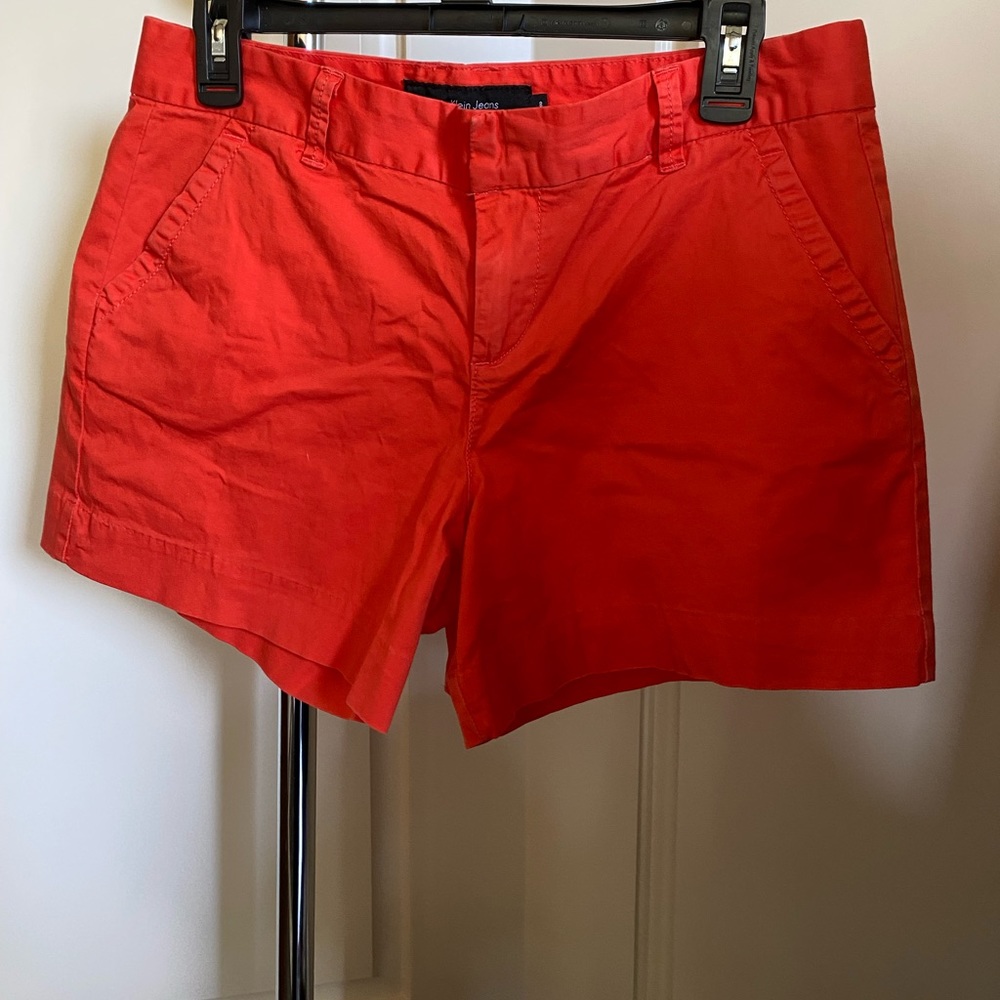 Calvin Klein Jean Shorts - Orange